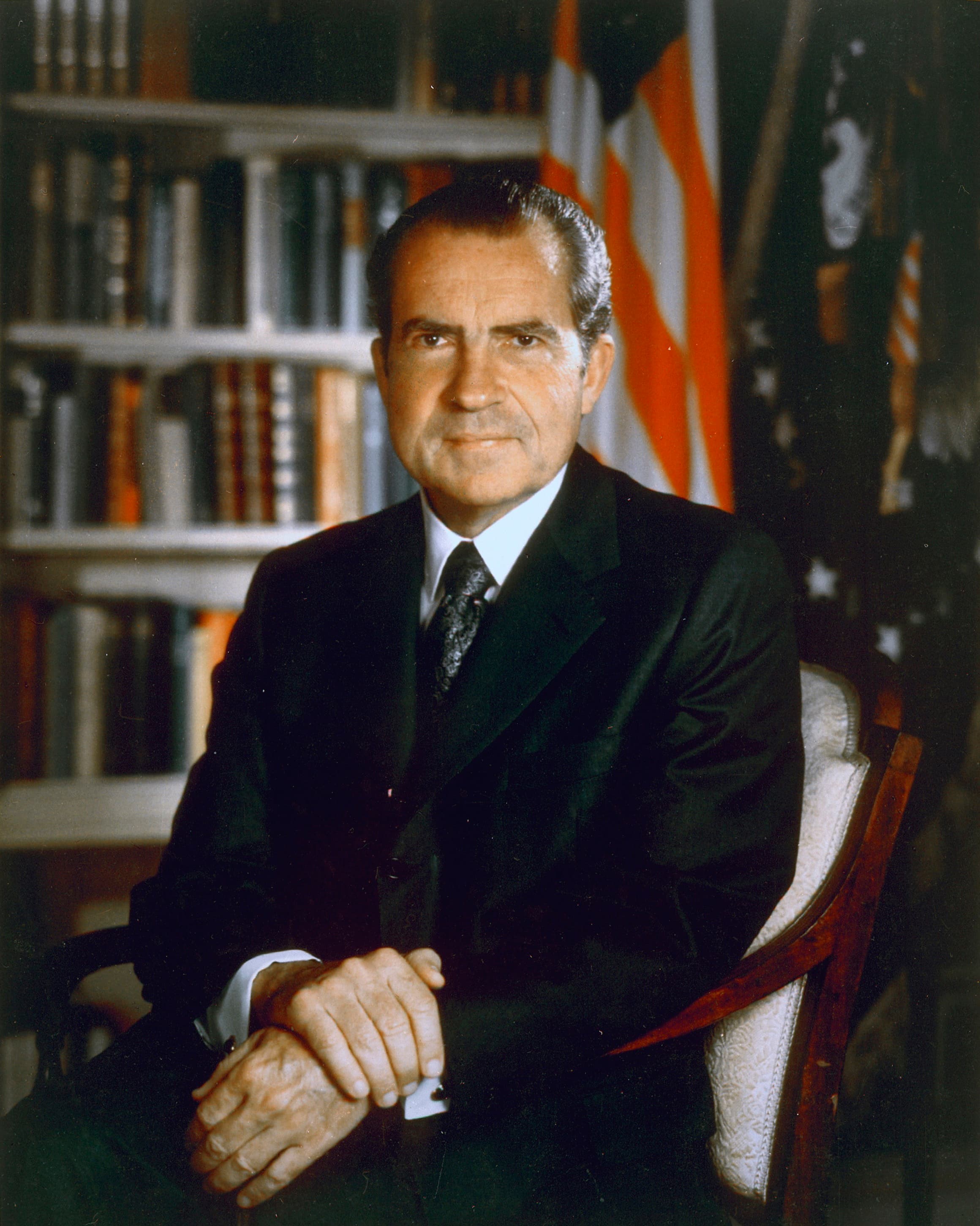 Richard Nixon, 1971. The August 1971 closing of the gold window reshaped the dollar's role in global oil trade.